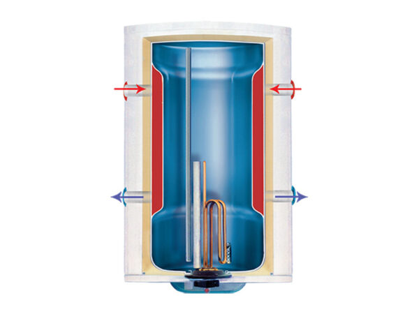 LEOV 44 C vertikaalne 150L, 2-süsteemne mantelboiler