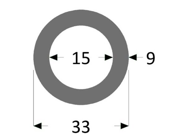 vaht- polüetüleenist toruisolatsioon ø15 x 9mm latt 2m