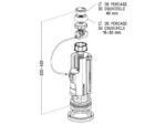 loputuskasti sisu SAS 2-süsteemne 3/6L (universaalne)