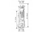 loputuskasti sisu SIAMP 2-süsteemne OPTIMA-49 3/5L (universaalne)