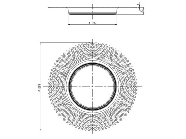 hüdroisolatsioonikrae Vieser Ø150mm