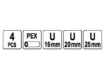 alupex presstangid kohvris Yato 16, 20, 25mm