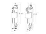 loputuskasti sisselaskeklapp SAS 1/2″ alt ühendusega (messing keere)