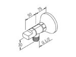 Oras pesumasinaventiil ¾”sk -½”vk 2170