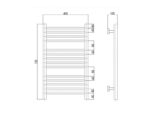 elektriline käterätikuivati NL-ERC7240 H=720mm, L=400mm, 100w