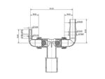 McAlpine pesumasina sifoon 2-ne 32/40mm 10/13mm – 20/23mm korgiga