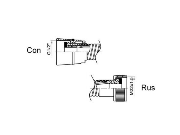 dushivoolik Rubineta EUR-VENE 1,5m