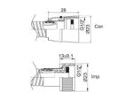 dushivoolik Rubineta Biflex 1,5m