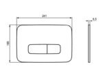 loputusnupp mehaaniline Ideal Standard Oleas M3 must
