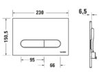 Loputusnupp Duravit DuraSystem Beta 100 must