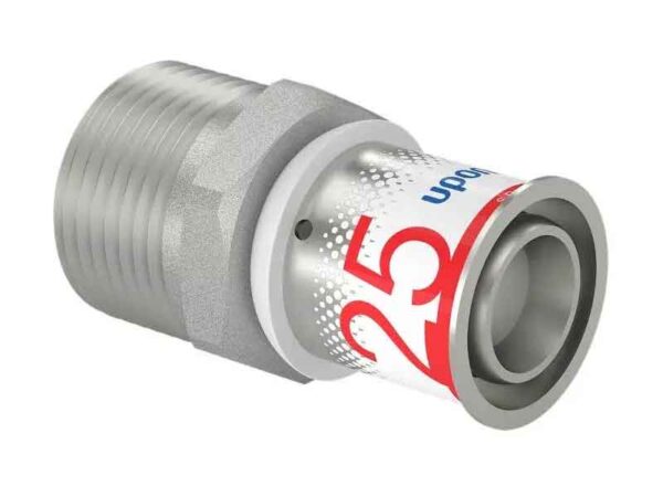 Uponor metall S-press Pluss liide väliskeermega 25- 1″