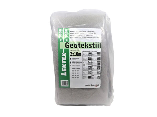 Geotekstiil Lektex 2x10m NGS1 90g/m²