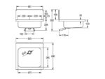 Franke Keitele koristajavalamu 505x490x150mm