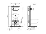 WC komplekt Ideal Standard ProSys Toro, 3-6 L