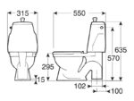 wc pott Gustavsberg 305 laste mudel allavooluga