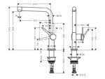 Hansgrohe Talis M54 270 Matt must köögisegisti